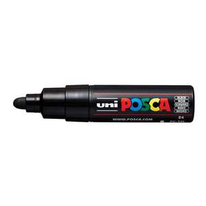Uni - Uni Posca PC-7M Large Marker 4.5-5.5 mm Black