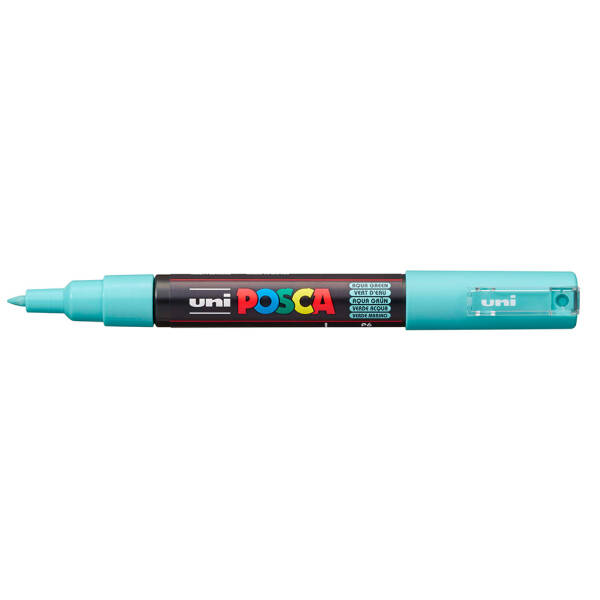 Uni Posca PC-1M Extra Fine Marker 0.7 mm Aqua Green - 1