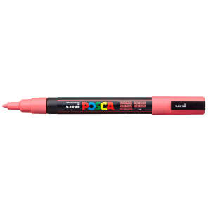 Uni Posca PC-3M Fine Marker 0.9-1.3 mm Coral Pink - Uni