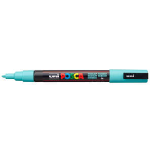 Uni Posca PC-3M Fine Marker 0.9-1.3 mm Aqua Green - Uni