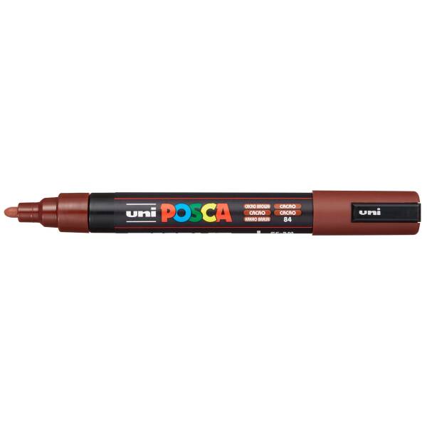 Uni Posca PC-5M Medium Marker 1.8-2.5 mm Cacao Brown - 1
