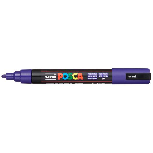 Uni Posca PC-5M Medium Marker 1.8-2.5 mm Prussian Blue - 1