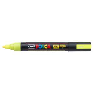Uni Posca PC-5M Medium Marker 1.8-2.5 mm Fluorescent Yellow - Uni