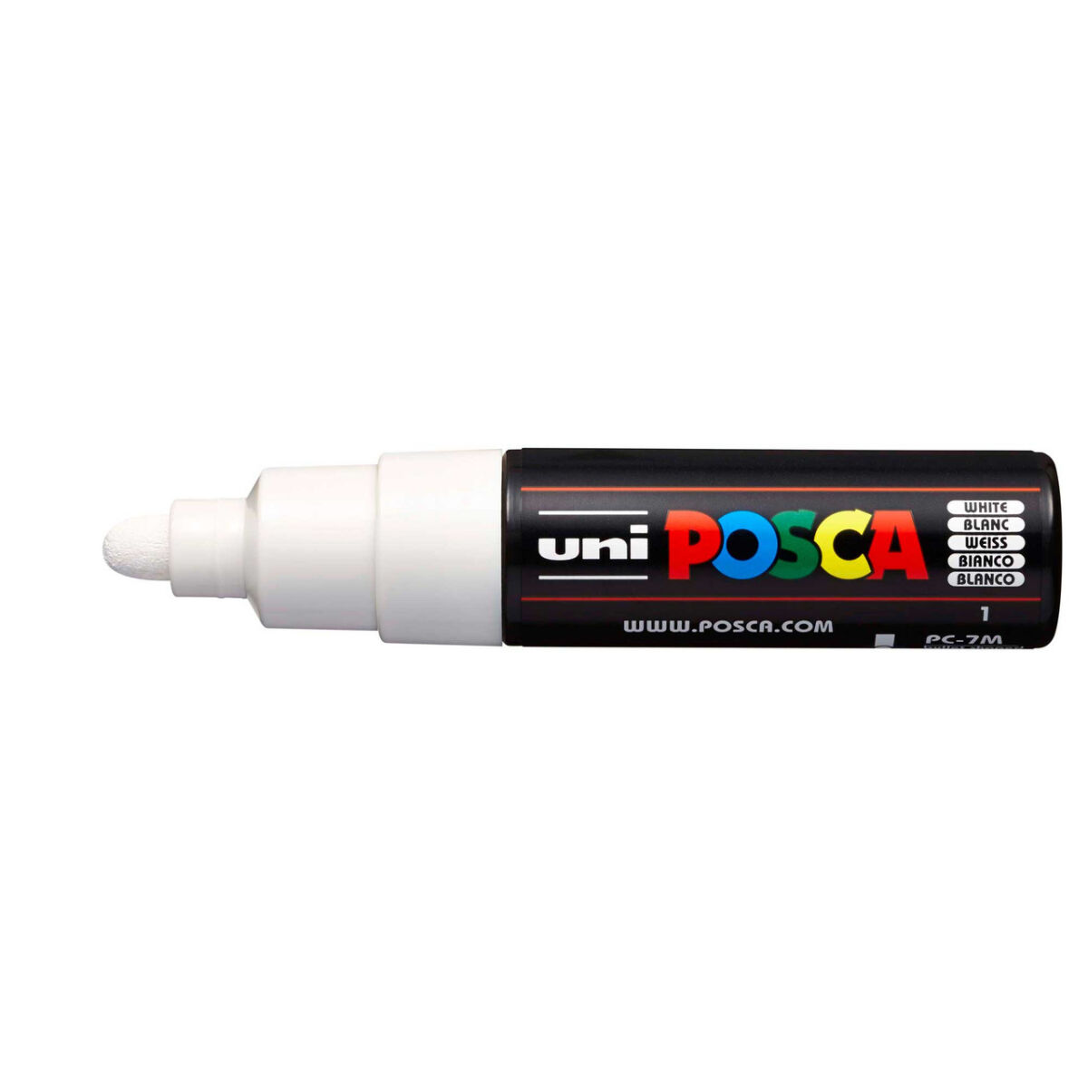 Uni Posca PC-7M Large Marker 4.5-5.5 mm White