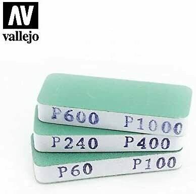 Vallejo 3 Dual Grit Flexi Sanders 80X30X12mm T04004 - 1