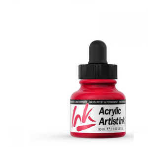 Vallejo Acrylic Artist Ink Sıvı Akrilik 30ml Carmine Red - 2