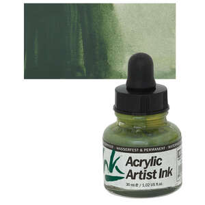 Vallejo Acrylic Artist Ink Sıvı Akrilik 30ml Dark Green - Thumbnail