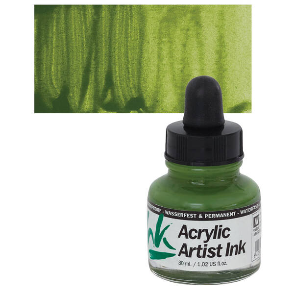 Vallejo Acrylic Artist Ink Sıvı Akrilik 30ml Green - 1