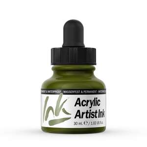 Vallejo Acrylic Artist Ink Sıvı Akrilik 30ml Olive Green - Thumbnail