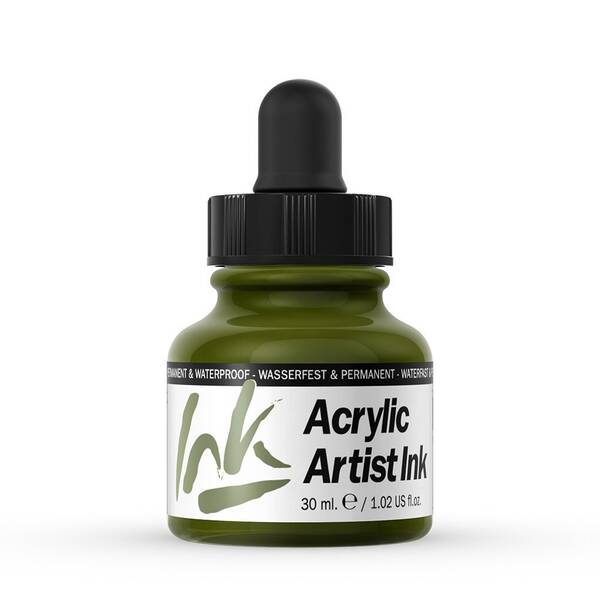 Vallejo Acrylic Artist Ink Sıvı Akrilik 30ml Olive Green