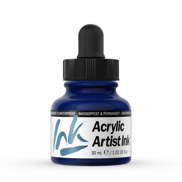 Vallejo Acrylic Artist Ink Sıvı Akrilik 30ml Prussian Blue - 2