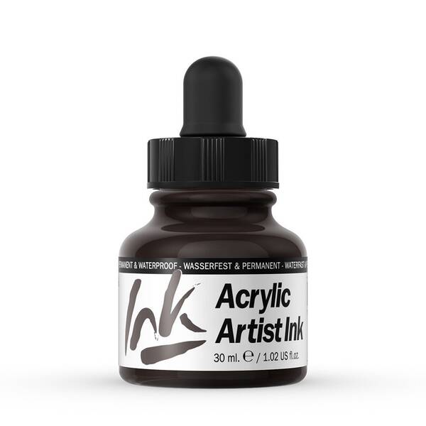 Vallejo Acrylic Artist Ink Sıvı Akrilik 30ml Sepia - 2