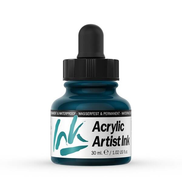 Vallejo Acrylic Artist Ink Sıvı Akrilik 30ml Turquoise