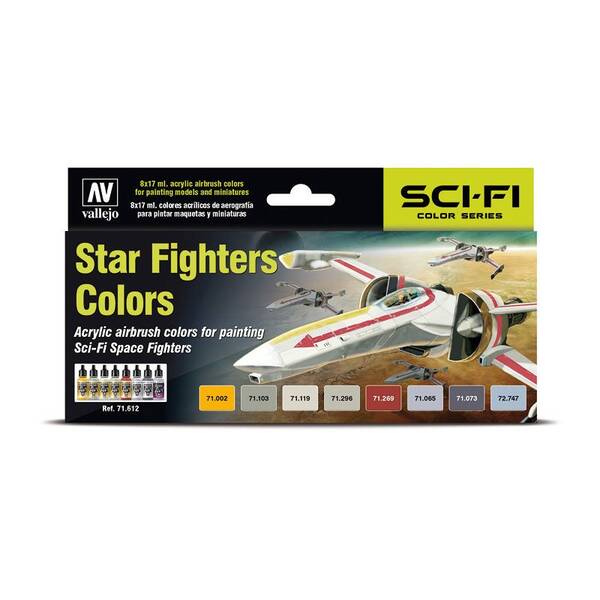 Vallejo Air Set Star Fighters Colors (8) 71.612