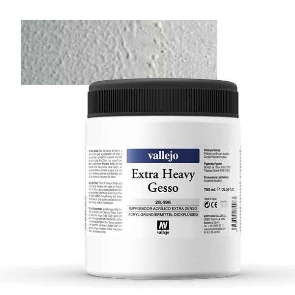 Vallejo Akrilik Artist Extra Heavy Gesso 750 ML 28.496 - 1