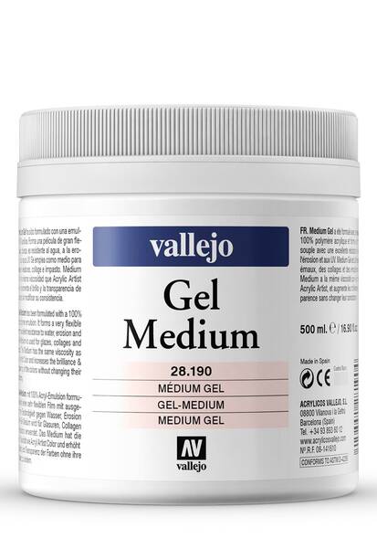 Vallejo Akrilik Gel Medium 190-500Ml - 1