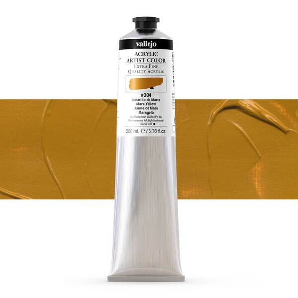 Vallejo Artist Akrilik Boya 200Ml Seri 1 304 Mars Yellow - 1