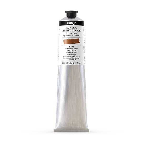 Vallejo Artist Akrilik Boya 200Ml Seri 1 305 Mars Orange - 3
