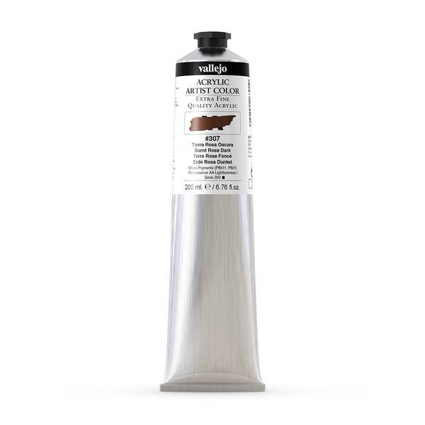 Vallejo Artist Akrilik Boya 200Ml Seri 1 307 Burnt Rose Dark - 3
