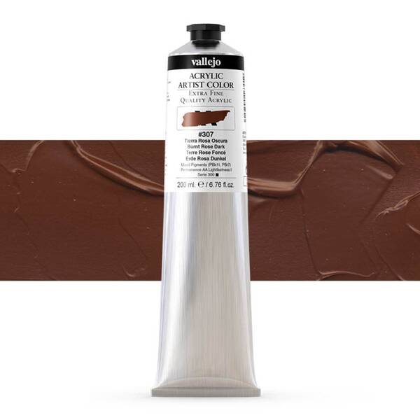 Vallejo Artist Akrilik Boya 200Ml Seri 1 307 Burnt Rose Dark - 1