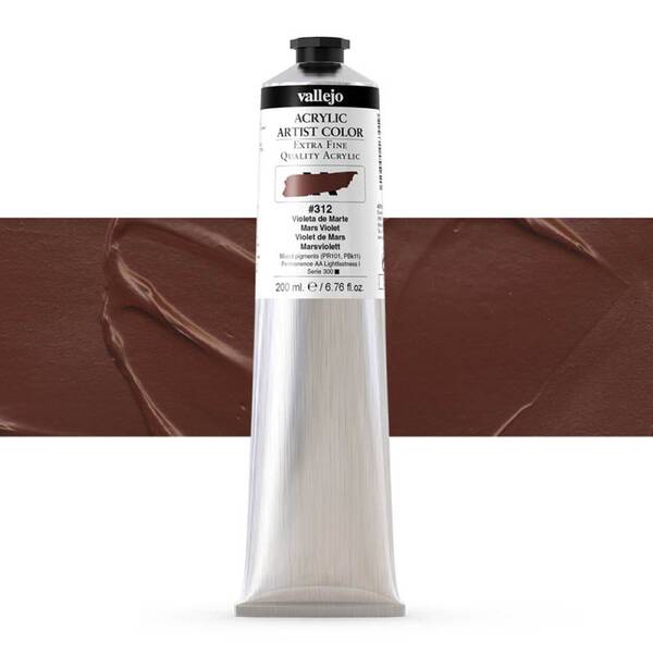 Vallejo Artist Akrilik Boya 200Ml Seri 1 312 Mars Violet - 1