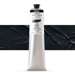Vallejo Artist Akrilik Boya 200Ml Seri 1 319 Ivory Black - 1