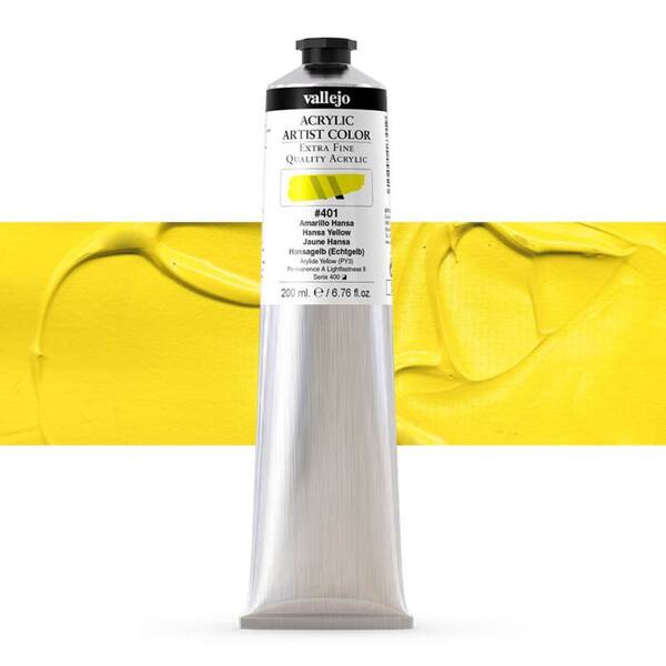Vallejo Artist Akrilik Boya 200Ml Seri 2 401 Hansa Yellow - 1