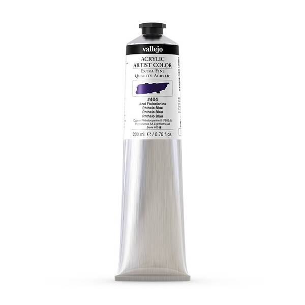 Vallejo Artist Akrilik Boya 200Ml Seri 2 404 Phthalo Blue - 3