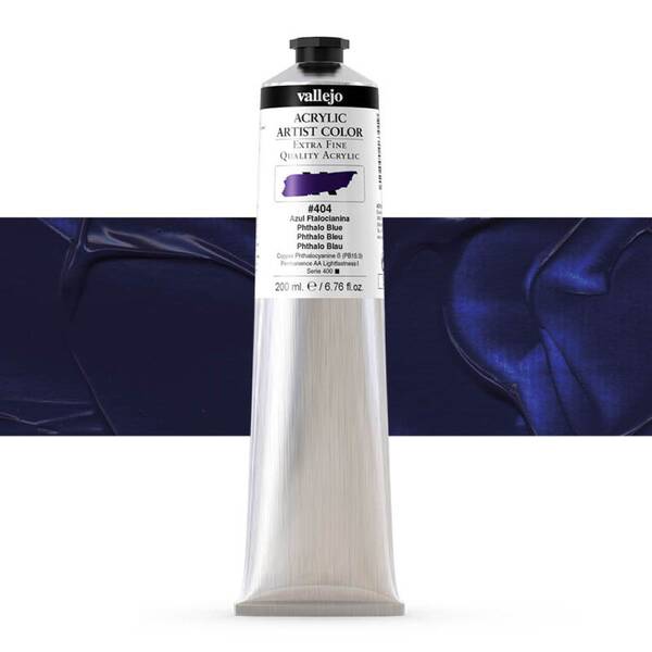 Vallejo Artist Akrilik Boya 200Ml Seri 2 404 Phthalo Blue - 1