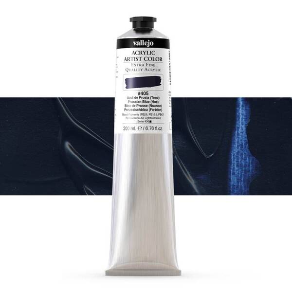 Vallejo Artist Akrilik Boya 200Ml Seri 2 405 Prussian Blue Hue - 1