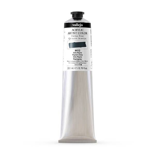 Vallejo Artist Akrilik Boya 200Ml Seri 2 412 Payne's Grey - 3