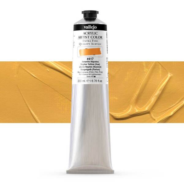 Vallejo Artist Akrilik Boya 200Ml Seri 2 417 Naples Yellow Hue - 1