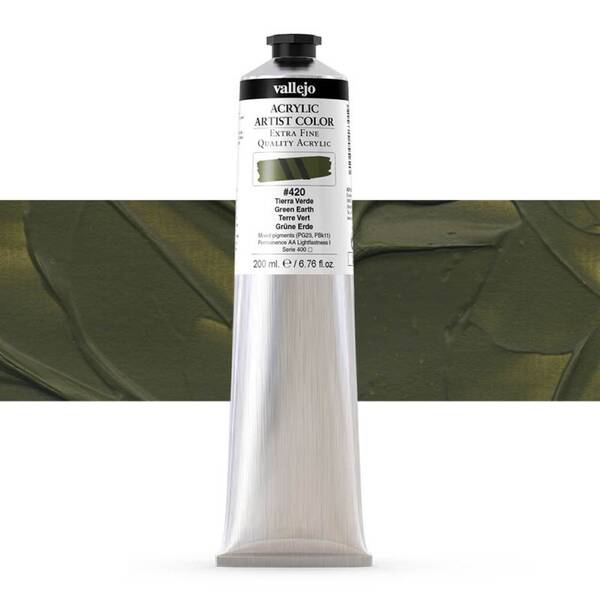 Vallejo Artist Akrilik Boya 200Ml Seri 2 420 Green Earth - 1
