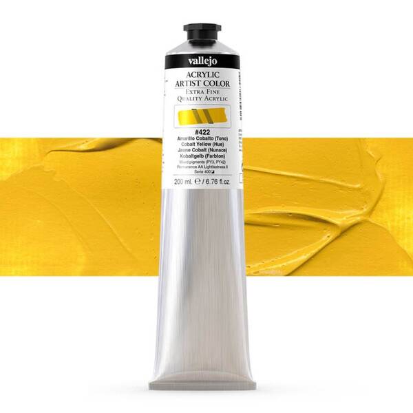 Vallejo Artist Akrilik Boya 200Ml Seri 2 422 Cobalt Yellow Hue - 1