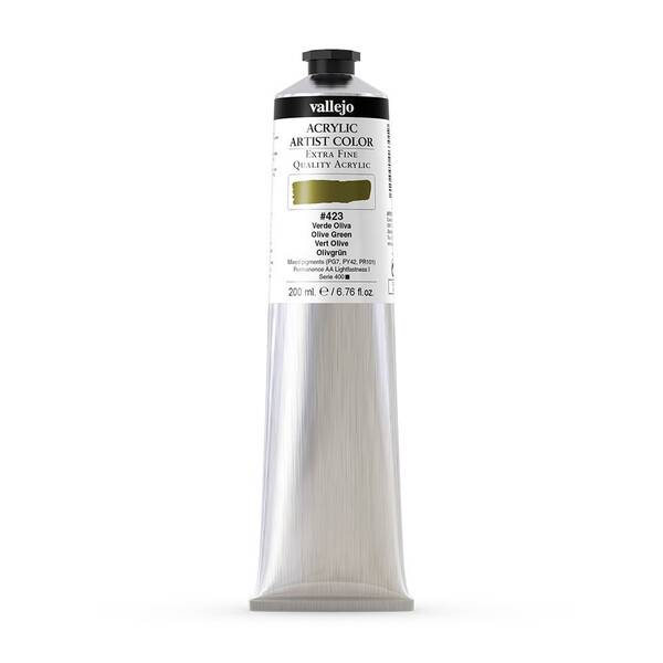 Vallejo Artist Akrilik Boya 200Ml Seri 2 423 Olive Green - 3