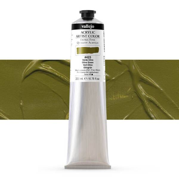 Vallejo Artist Akrilik Boya 200Ml Seri 2 423 Olive Green - 1