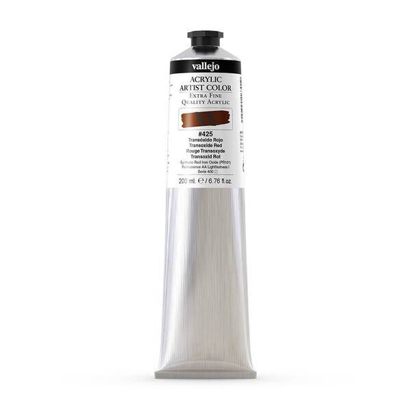 Vallejo Artist Akrilik Boya 200Ml Seri 2 425 Transoxide Red - 3