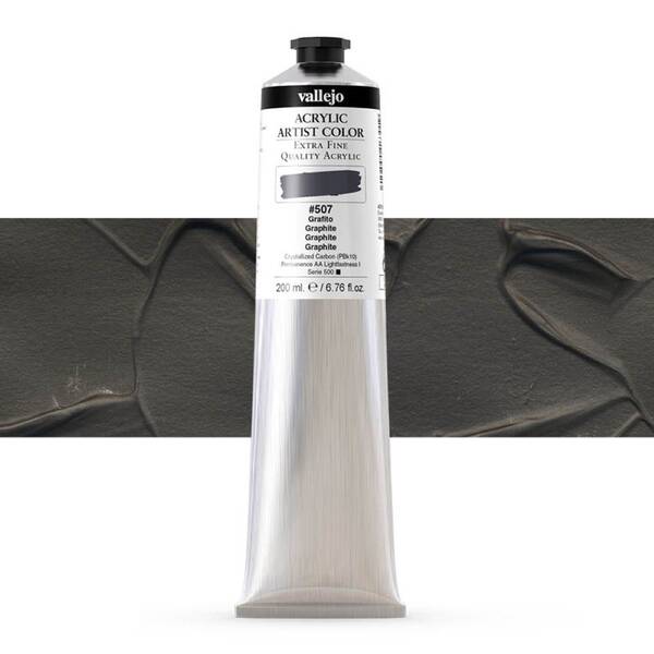 Vallejo Artist Akrilik Boya 200Ml Seri 3 507 Graphite - 1