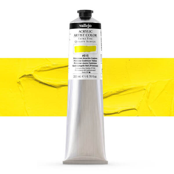 Vallejo Artist Akrilik Boya 200Ml Seri 3 515 Primrose Cadmium Yellow - 1