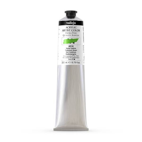 Vallejo Artist Akrilik Boya 200Ml Seri 3 516 Cadmium Green - 3