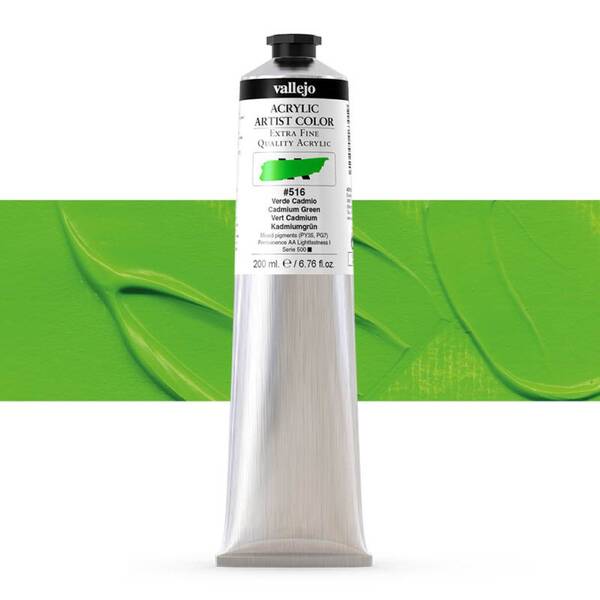 Vallejo Artist Akrilik Boya 200Ml Seri 3 516 Cadmium Green - 1