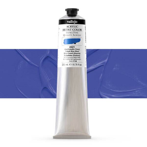 Vallejo Artist Akrilik Boya 200Ml Seri 4 603 Cobalt Blue - 1