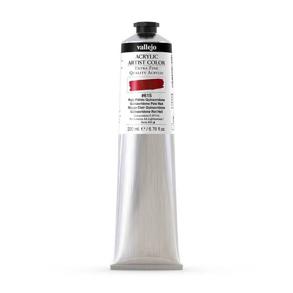 Vallejo Artist Akrilik Boya 200Ml Seri 4 615 Quinacridone Pale Red - 3