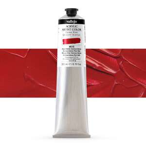 Vallejo Artist Akrilik Boya 200Ml Seri 4 615 Quinacridone Pale Red - Vallejo