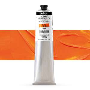 Vallejo Artist Akrilik Boya 200Ml Seri 4 618 Fluorescent Orange - 1