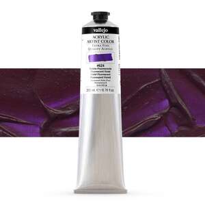 Vallejo Artist Akrilik Boya 200Ml Seri 4 624 Fluorescent Violet - 1
