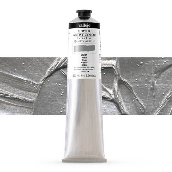Vallejo Artist Akrilik Boya 200Ml Seri 5 701 Silver - 1