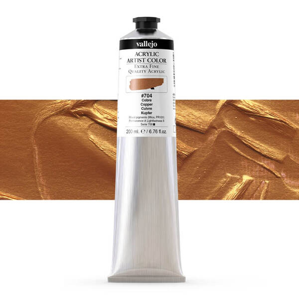 Vallejo Artist Akrilik Boya 200Ml Seri 5 704 Copper - 1