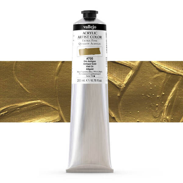 Vallejo Artist Akrilik Boya 200Ml Seri 5 705 Antique Gold - 1
