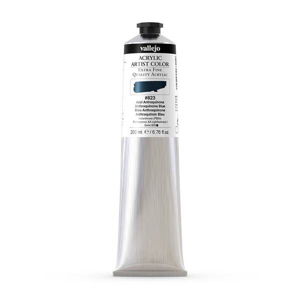 Vallejo Artist Akrilik Boya 200Ml Seri 6 823 Anthraquinone Blue - 3